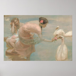 Póster Verano por Rupert Bunny (1897)