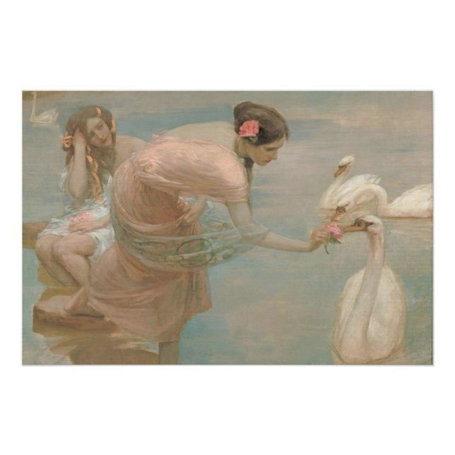 Póster Verano por Rupert Bunny (1897) (Anverso)