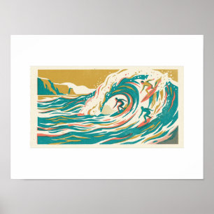 Póster Verano sin Fin Risograph
