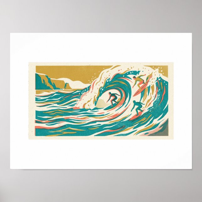 Póster Verano sin Fin Risograph (Frente)