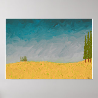 Póster Verano toscano