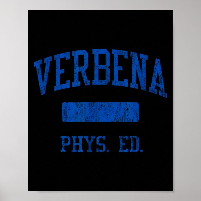 Póster Verbena High School Hs Verbena Al Phys Ed  (Frente)