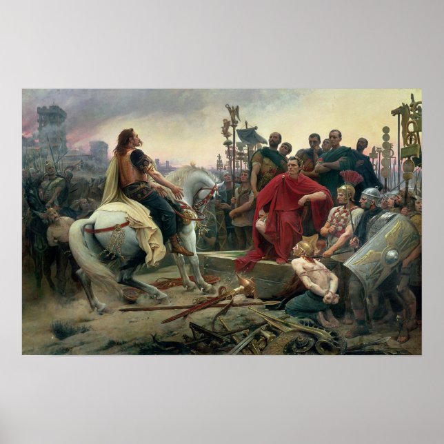 Póster Vercingetorix Arroja Sus Brazos (Frente)