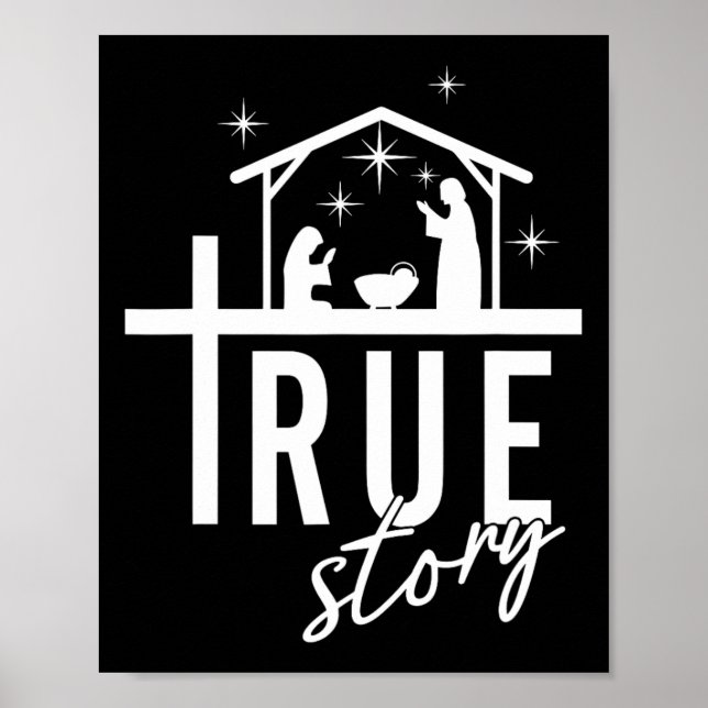 Póster Verdadera Historia Del Nacimiento De Jesús Escena  (Frente)