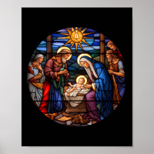 Póster Verdadera Historia Navidad Nacimiento Jesús Cristi