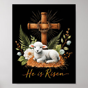 Póster Verdadera Pascua, Es Corona De Cordero De Corteza 