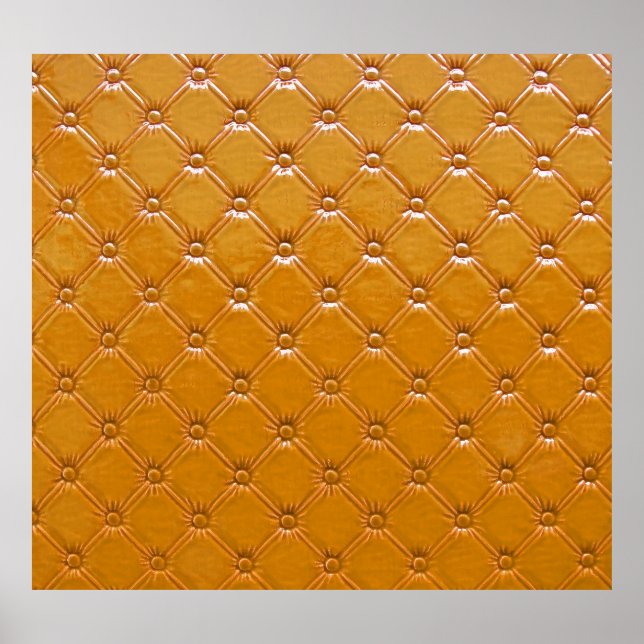 Póster Verdadera tapicería de cuero: motivos decorativos. (Frente)