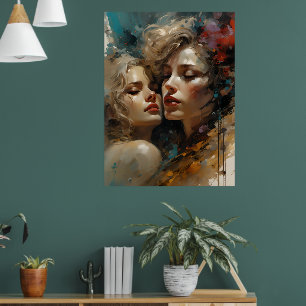 Póster Verdadero Amor Lesbiano