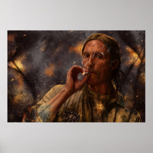 Póster Verdadero detective Rust Cohle 2014