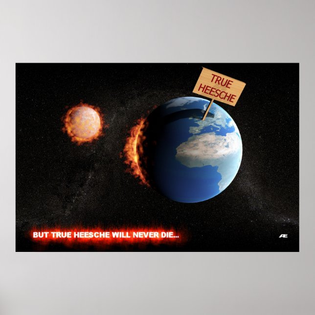 Póster ¡Verdadero Heesche! (Frente)