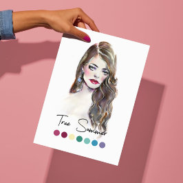 Póster Verdadero Tipo de verano Análisis estacional de co