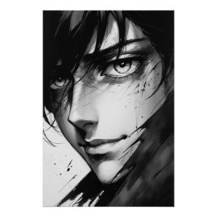 Póster Verdades silenciosas - Retrato de tinta de emoción