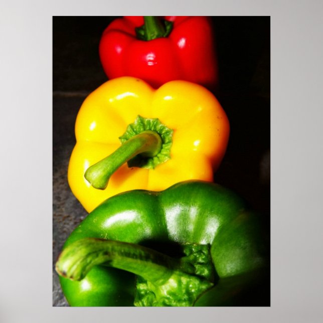 Póster Verde amarillo rojo (Frente)