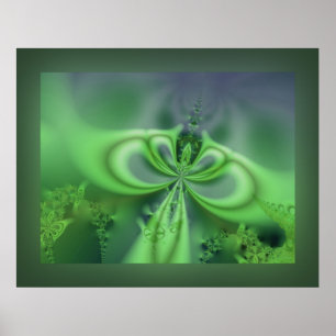 Póster verde azulado