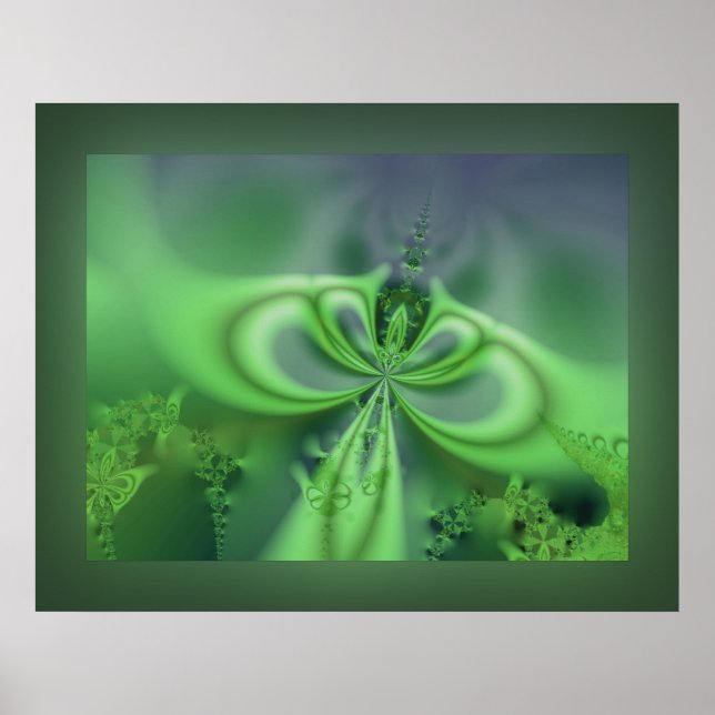 Póster verde azulado (Frente)