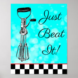 Póster Verde azulado, negro y rojo acaban de golpear al R