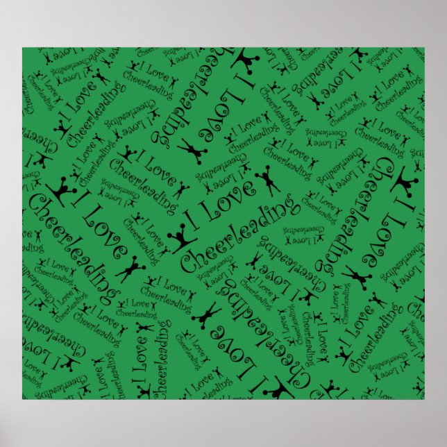 Póster Verde me encanta la animación (Frente)