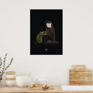 Póster VERDE SHELL ARMADILLO por Alexandra Dikaia