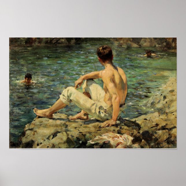 Póster Verde y oro (Frente)