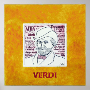 Póster VERDI poster