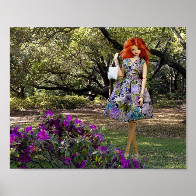 Póster Verdi y Houston Zoo Florals (Frente)
