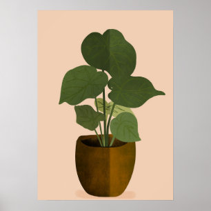 Póster Verdor 2 Boho Sencillo Dibuja Boho Moda Aestheti