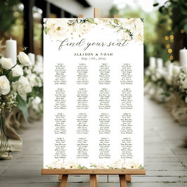 Póster Verdor Elegante Rosa Boda floral Poster