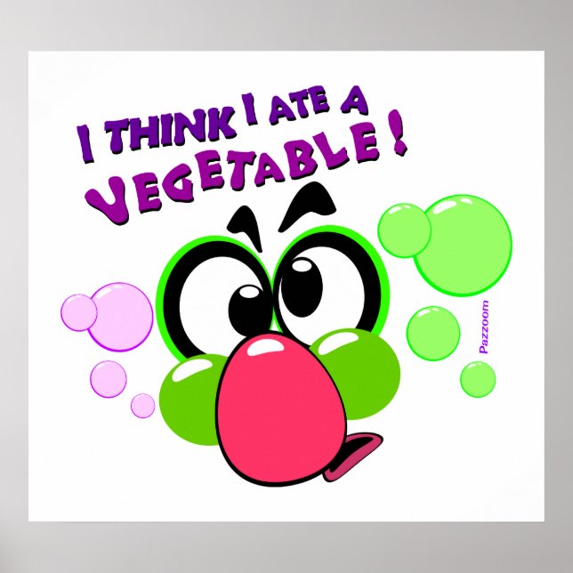 Póster Verduras (Frente)