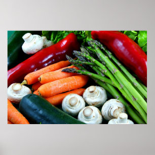 Póster Verduras