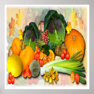 Póster VERDURAS AUTUMN ~ Imprimir/Poster