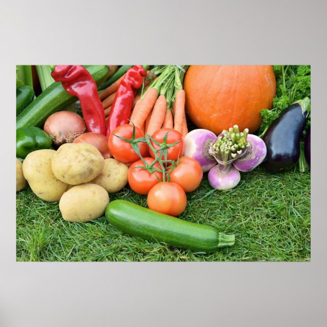 Póster Verduras de otoño (Frente)