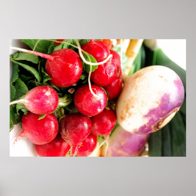 Póster Verduras raíz (Frente)