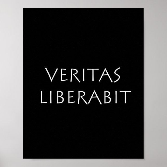 Póster Veritas liberabit (Frente)