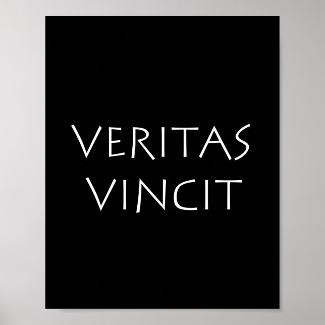 Póster Veritas vincit (Frente)