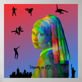 Póster Vermeer en Nueva York