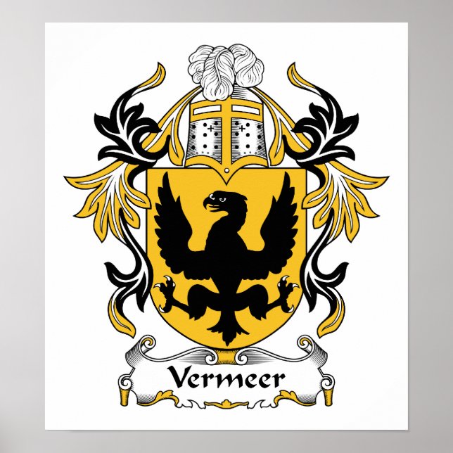 Póster Vermeer Family Crest (Frente)