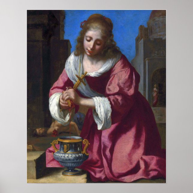 Póster Vermeer - Santa Práxedes 1655 (Frente)