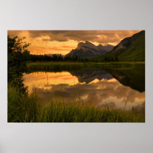 Póster VermilliLakes Sunset