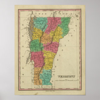 Póster Vermont 10