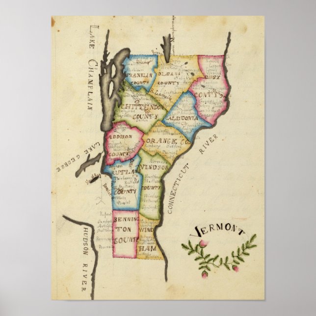 Póster Vermont 3 (Frente)