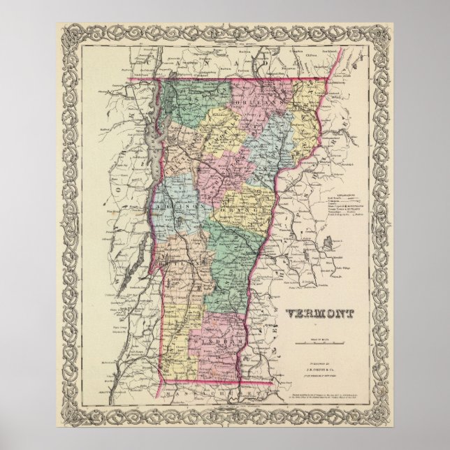 Póster Vermont 8 (Frente)