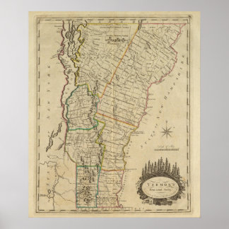 Póster Vermont 9