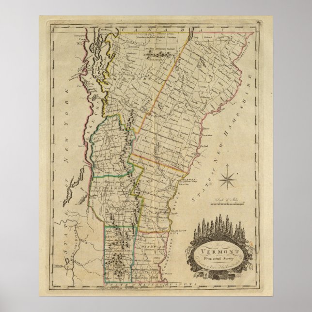 Póster Vermont 9 (Frente)