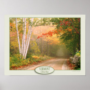 Póster Vermont A Dream State Value Poster Paper (Matte)
