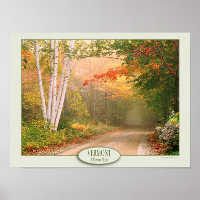 Póster Vermont A Dream State Value Poster Paper (Matte) (Frente)