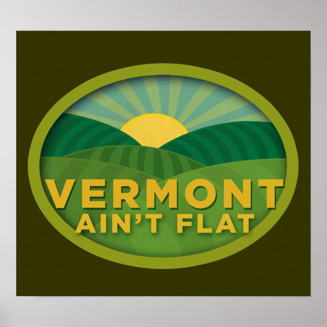 Póster Vermont Ain no Flat Poster (Frente)