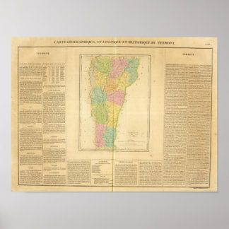 Póster Vermont EE. UU.