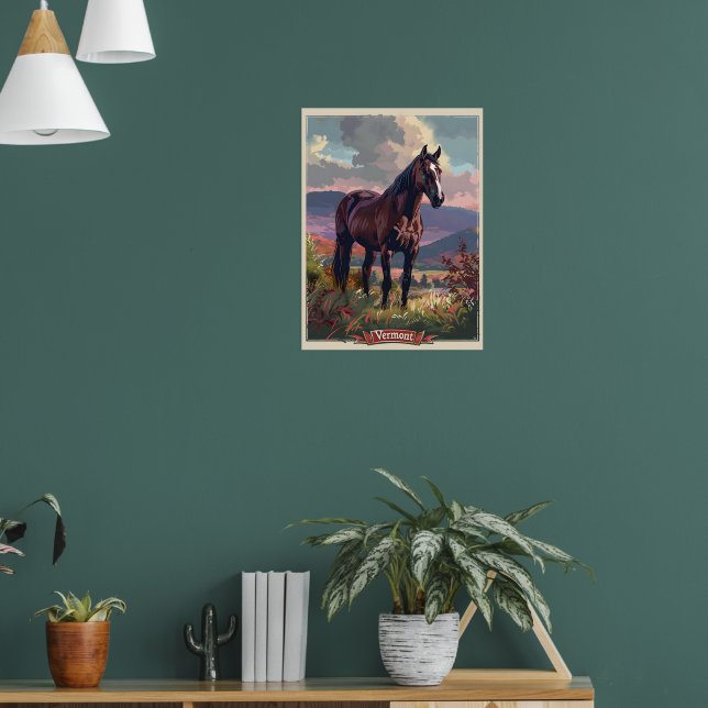 Póster Vermont Horse (Salón 1)