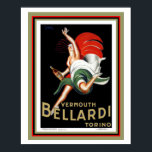 Póster Vermouth Bellardi Torino 16 x 20 poster<br><div class="desc">Gran anuncio de Leonetto Cappiello para Vermouth Bellardi Tornio. Medidas 16 x 20</div>