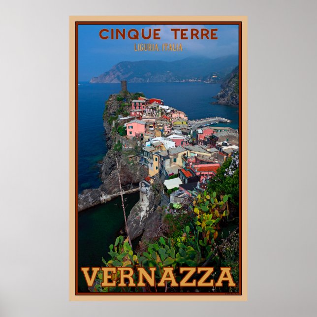 Póster Vernazza (Frente)